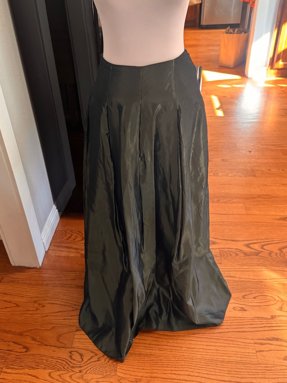 Vintage Jessica McClintock Taffeta Maxi Skirt